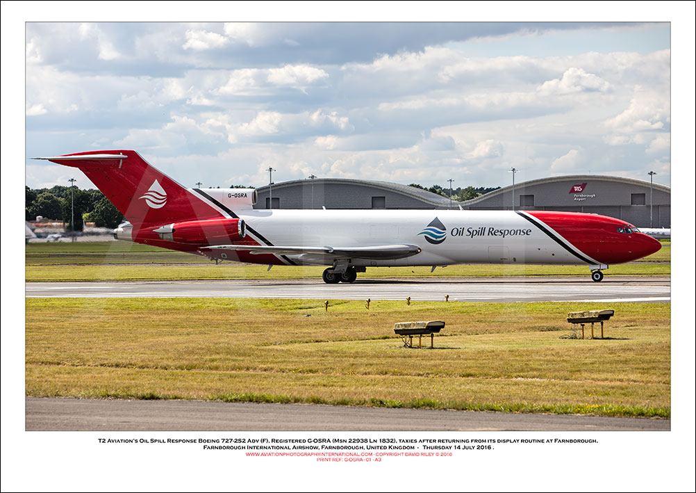 G-OSRA - T2 Aviation�s Oil Spill Response Boeing 727-2S2 Adv (F) (Msn 22938 Ln 1832) - 04