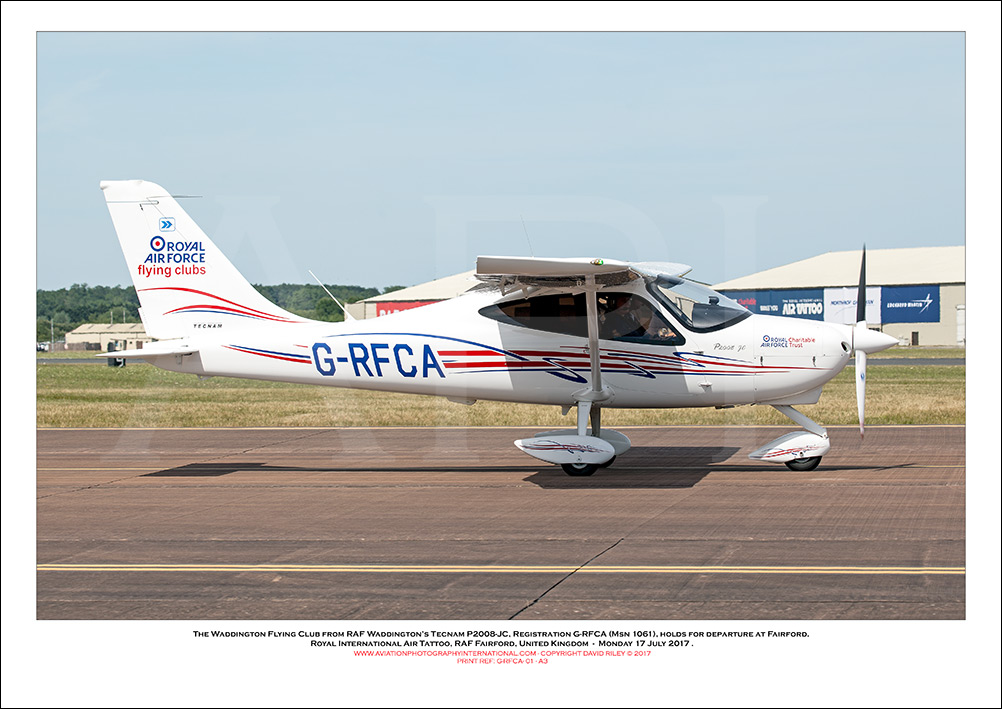 G-RFCA - The Waddington Flying Club Tecnam P2008-JC  (Msn 1061) - 01