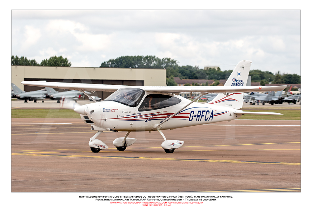 G-RFCA - The Waddington Flying Club Tecnam P2008-JC  (Msn 1061) - 02