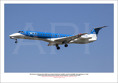 G-RJXG - BMI Regional Embraer ERJ-145E EP (Msn 145390) - 01