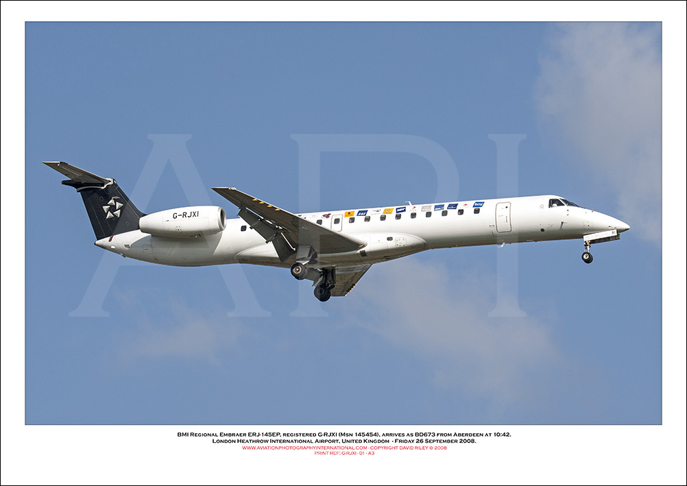 G-RJXI - BMI Regional Embraer ERJ-145E EP (Msn 145454) - 01