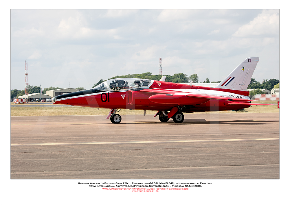 G-RORI - Heritage Aircraft�s Folland Gnat T Mk.1 (Msn  FL549) - 01