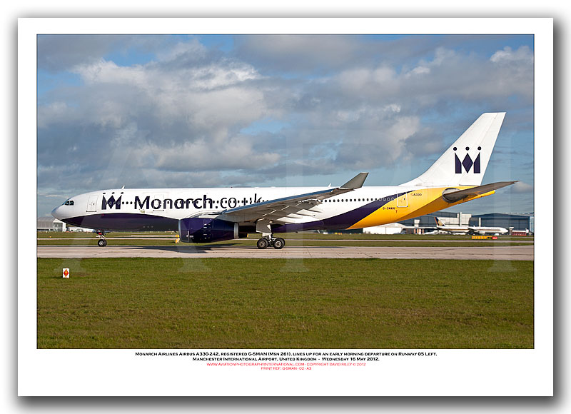 G-SMAN - Monarch Airlines Airbus A300B4-605R  (Msn 261) - 02