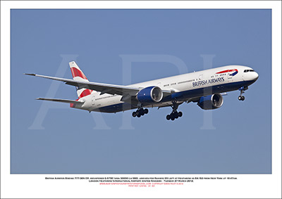  G-STBE  - British Airways Boeing 777-336 ER  (msn 38696 Ln 980) - 01