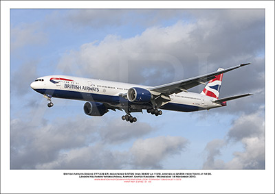  G-STBG  - British Airways Boeing 777-336 ER  (msn 38696 Ln 980) - 01