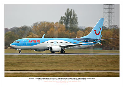 G-TAWU - Thomson Airways Boeing 737-8K5 WL (Msn 37263 Ln 4875) - 01