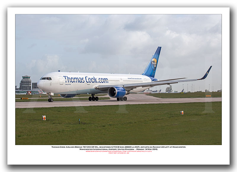 G-TCCB - Thomas Cook Airlines Boeing 767-31K ER WL (Msn 28865 Ln 657) - 01