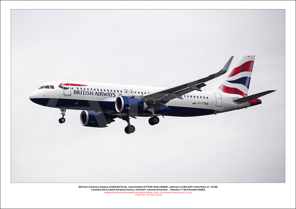 G-TTNE - British Airways Airbus A320-251N SL (Msn 8635 ) - 02