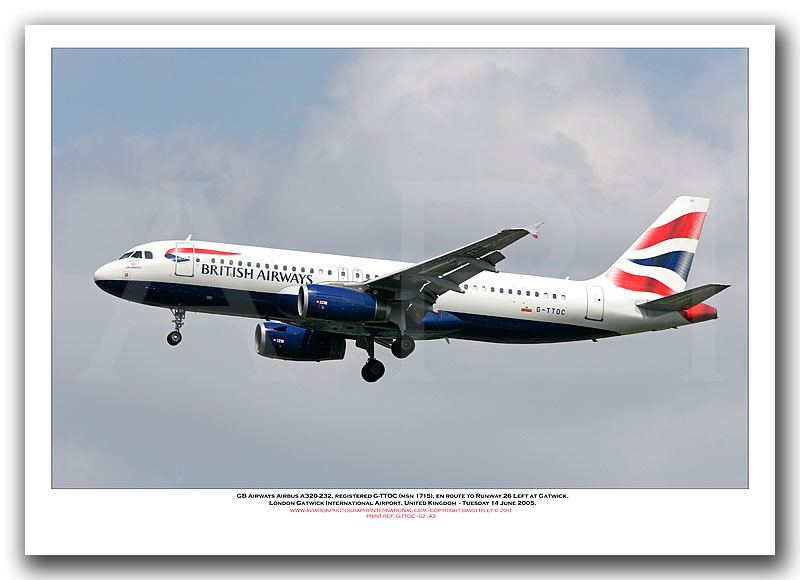 G-TTOC - GB Airways Airbus A320-232  (Msn 1715) - 02