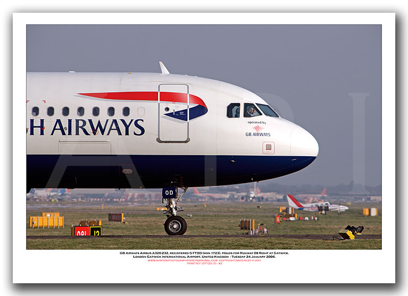 G-TTOD - GB Airways Airbus A320-232  (Msn 1723) - 01
