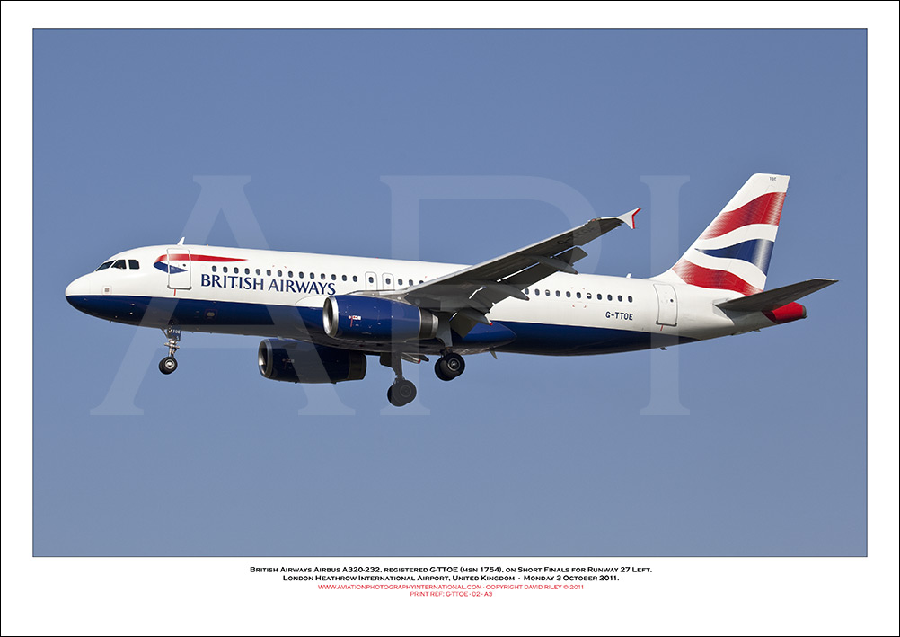 G-TTOE - British Airways Airbus A320-232 (Msn 1754) - 02