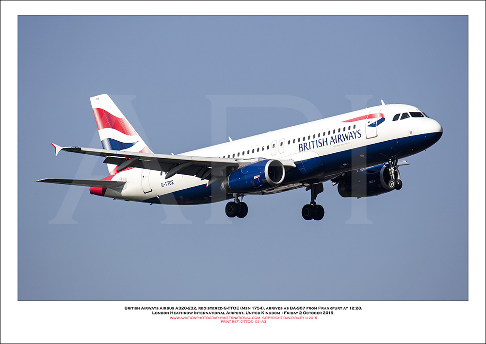 G-TTOE - British Airways Airbus A320-232 (Msn 1754) - 04