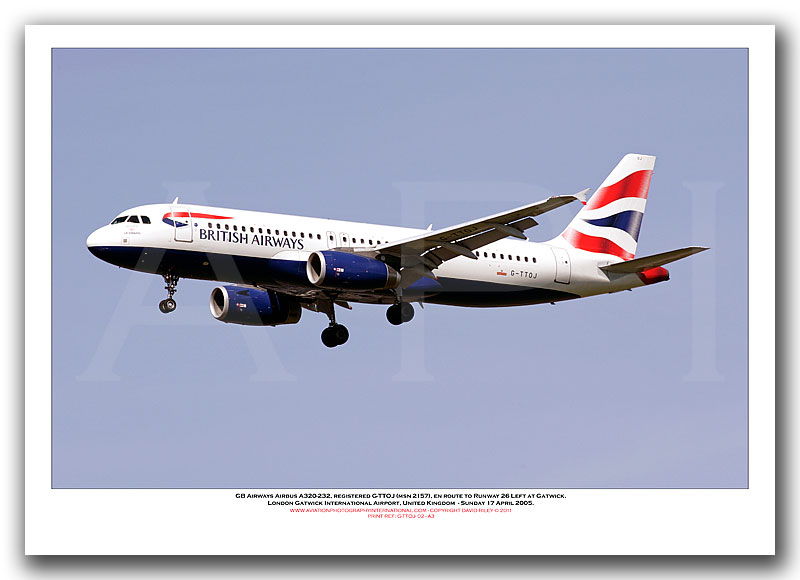G-TTOJ - GB Airways Airbus A320-232  (Msn 2157) - 02