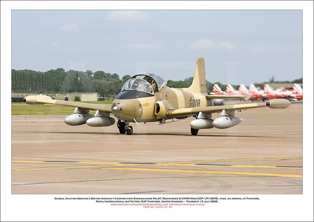 G-UVNR - Global Aviation Service�s British Aircraft Corporation Strikemaster Mk.87  (MsnEEP/JP/2876) - 01