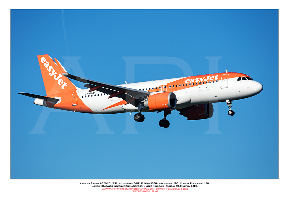 G-UZLD -  A320-251N SL (Msn 9036) - 01