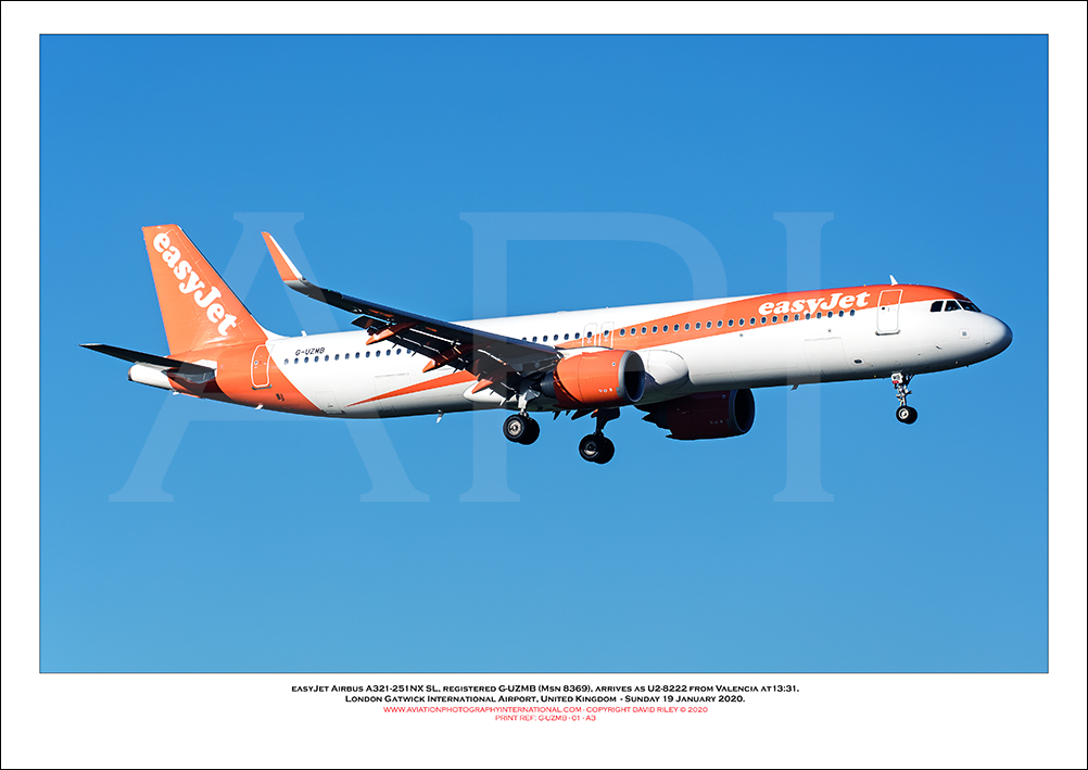 G-UZMB - easyJet Airbus A321-251NX SL (Msn 8369) - 01