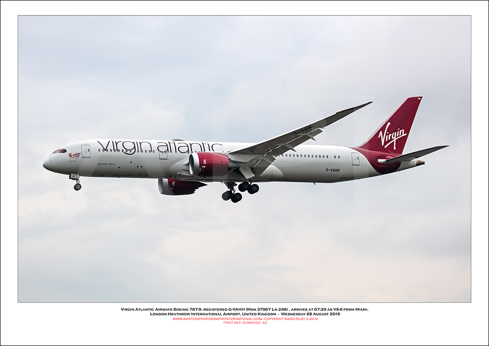 G-VAHH - Virgin Atlantic Airways Boeing 787-9 (Msn 37967 ln 246) - 02
