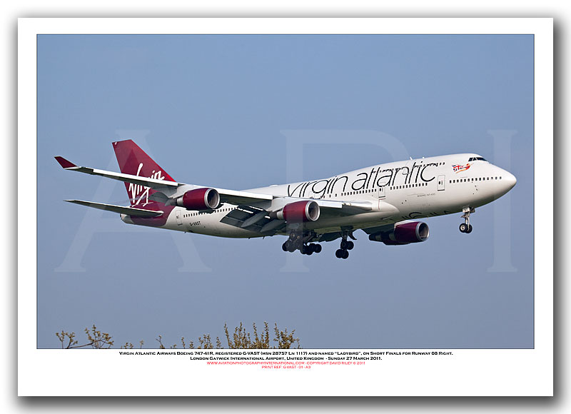 G-VAST - Virgin Atlantic Airways Boeing 747-41R  (Msn 28757 Ln 1117) - 01