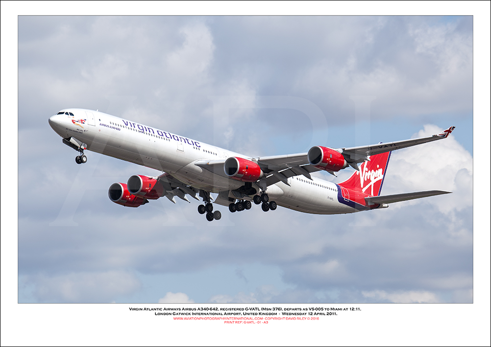 G-VATL - Virgin Atlantic Airways Airbus A340-642, (Msn 376) - 01