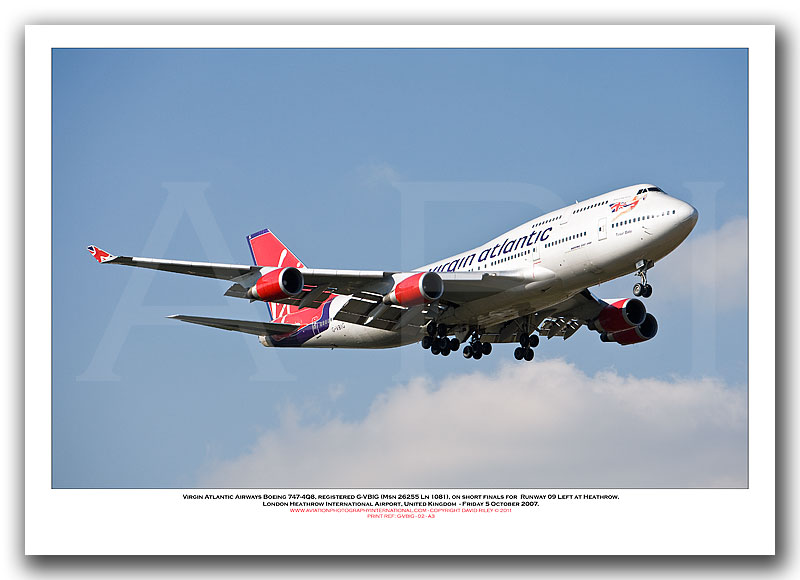 G-VBIG - Virgin Atlantic Airways Boeing 747-4Q8  (Msn 26255 ln 1081) - 02