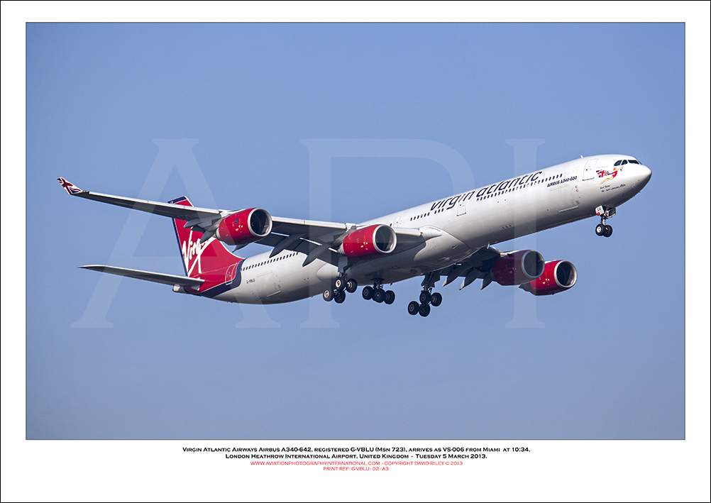 G-VBLU - Virgin Atlantic Airways Airbus A340-642, (Msn 723) - 02