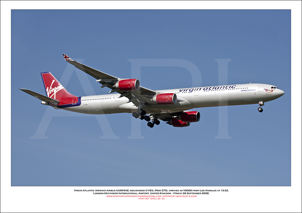 G-VEIL - Virgin Atlantic Airways Airbus A340-642, (Msn 575) - 02