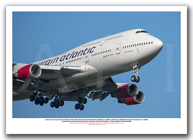 G-VFAB - Virgin Atlantic Airways Boeing 747-4Q8  (Msn 324958 ln 1028) - 03