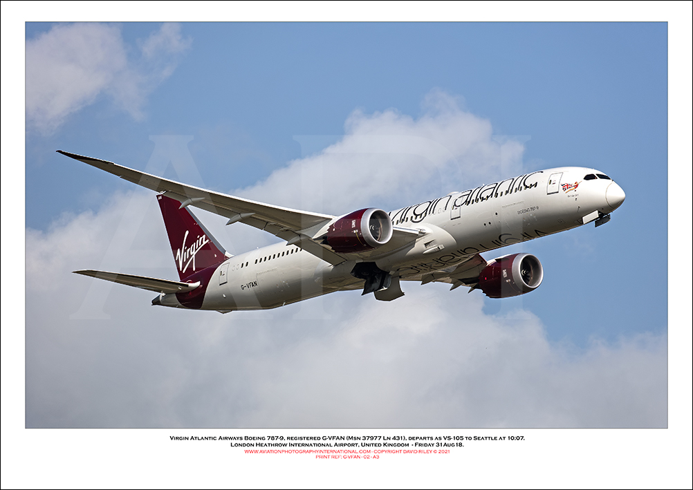 G-VFAN - Virgin Atlantic Airways Boeing 787-9 (Msn 37977 Ln 431) - 02