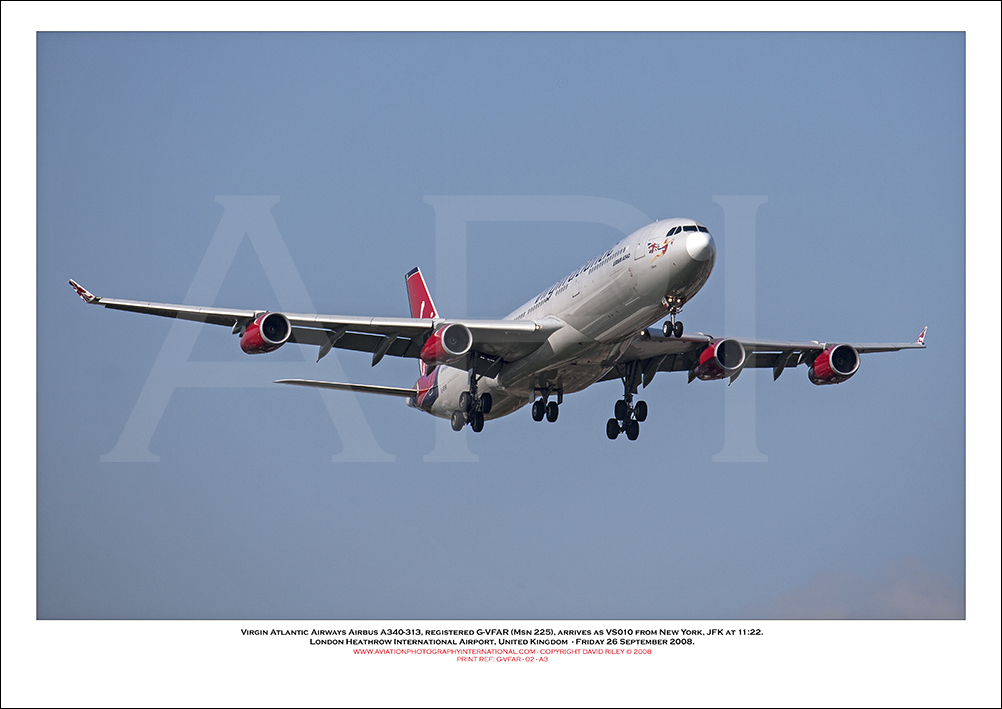 G-VFAR - Virgin Atlantic Airways Airbus A340-313 (Msn 225) - 02