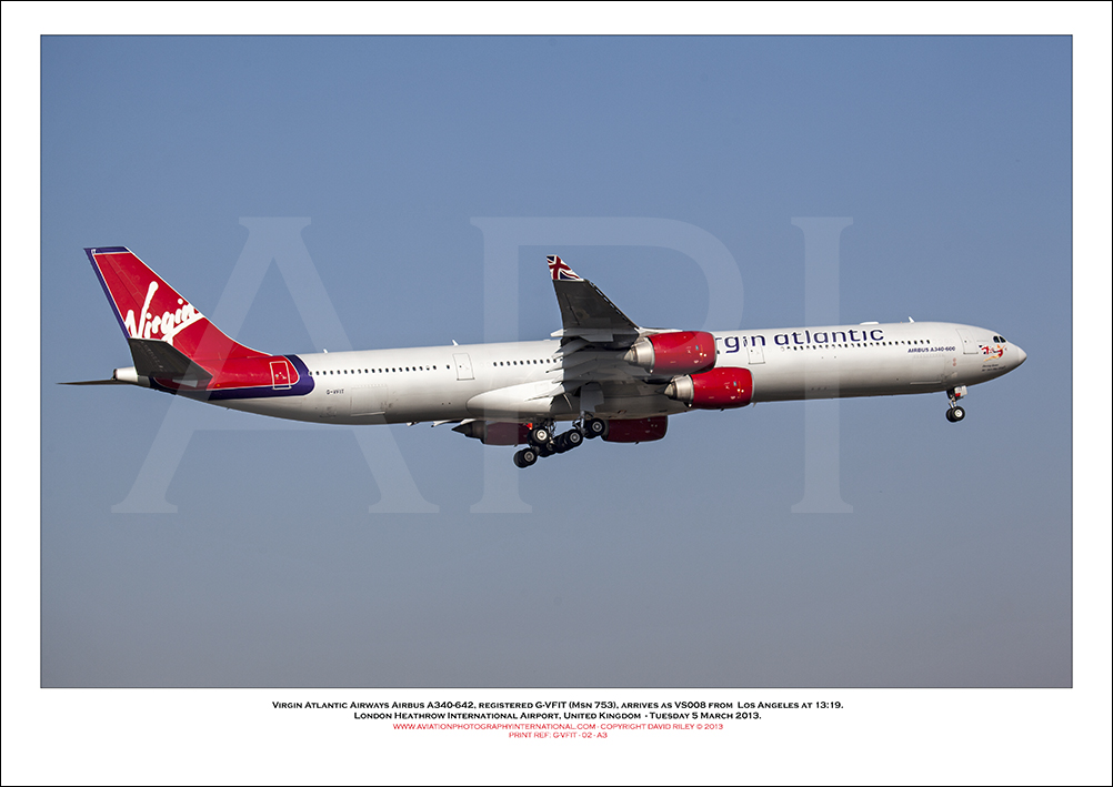 G-VFIT - Virgin Atlantic Airways Airbus A340-642, (Msn 753) - 02