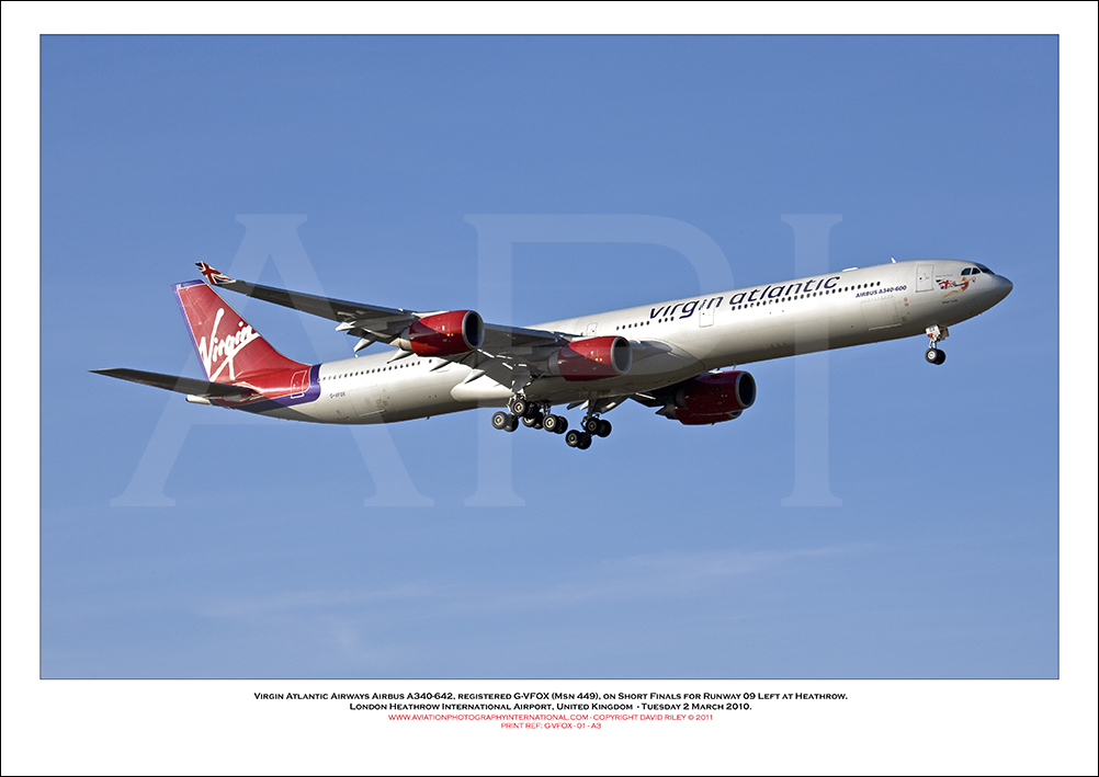 G-VFOX - Virgin Atlantic Airways Airbus A340-642, (Msn 449) - 01