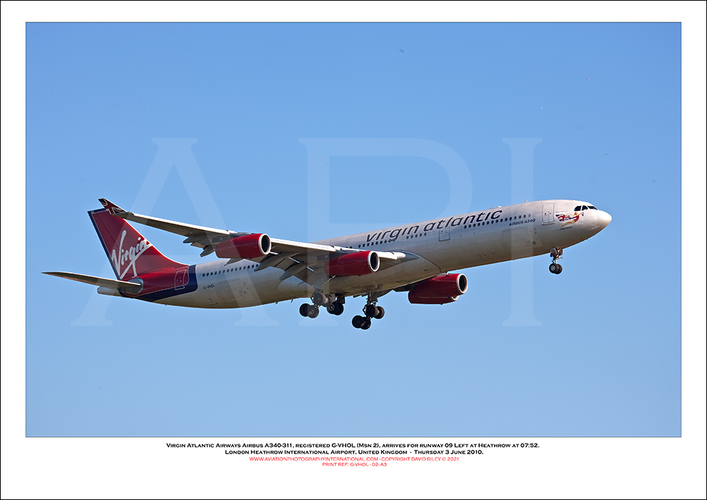 G-VHOL - Virgin Atlantic Airways Airbus A340-311 (Msn 2) - 03