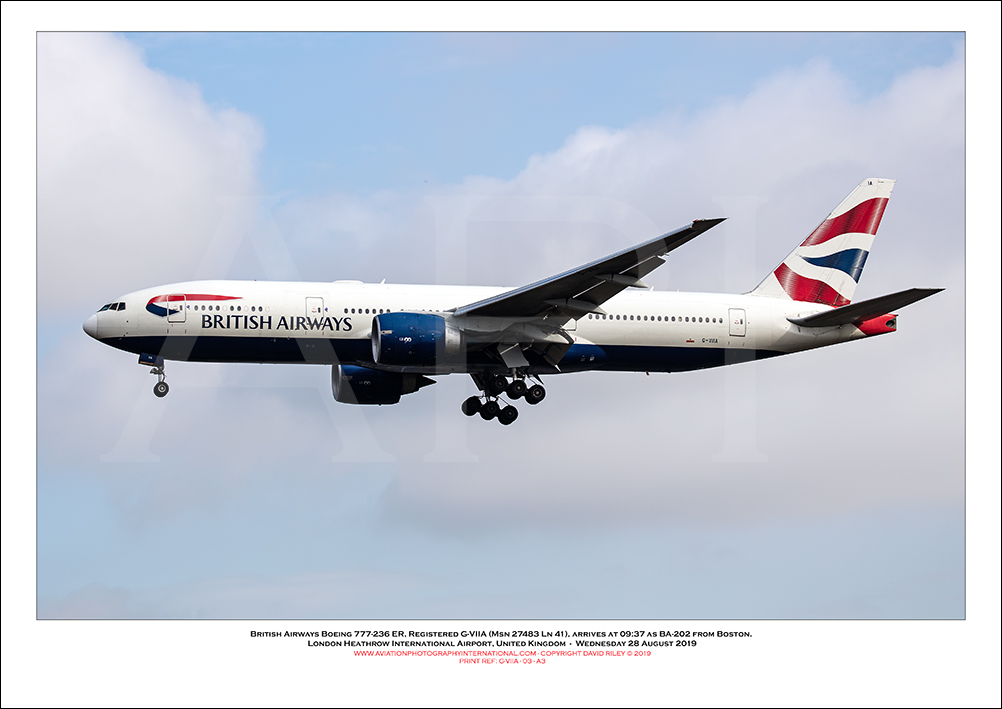 G-VIIA - British Airways Boeing 777-236 ER (Msn 27483 ln 41) - 03