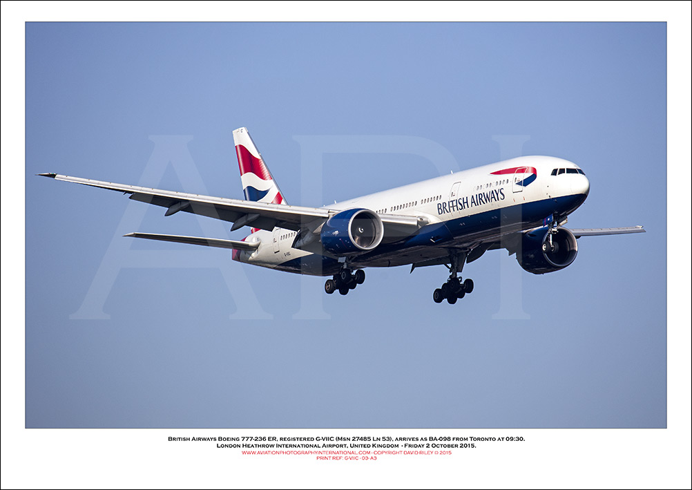 G-VIIC - British Airways Boeing 777-236 ER (Msn 27485 ln 53) - 03