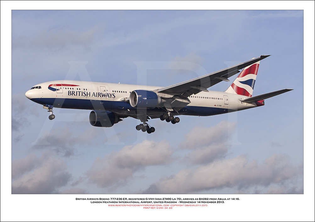 G-VIIH - British Airways Boeing 777-236 ER (Msn 27490 ln 70) - 04