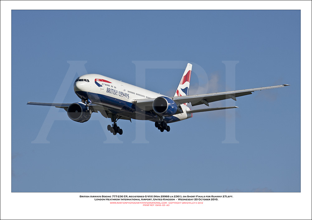 G-VIIX - British Airways Boeing 777-236 ER (Msn 29966 ln 235) - 02