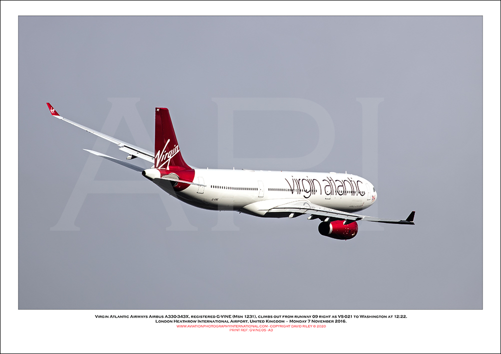 G-VINE - Virgin Atlantic Airways Airbus A330-343X, (Msn 1231) - 05