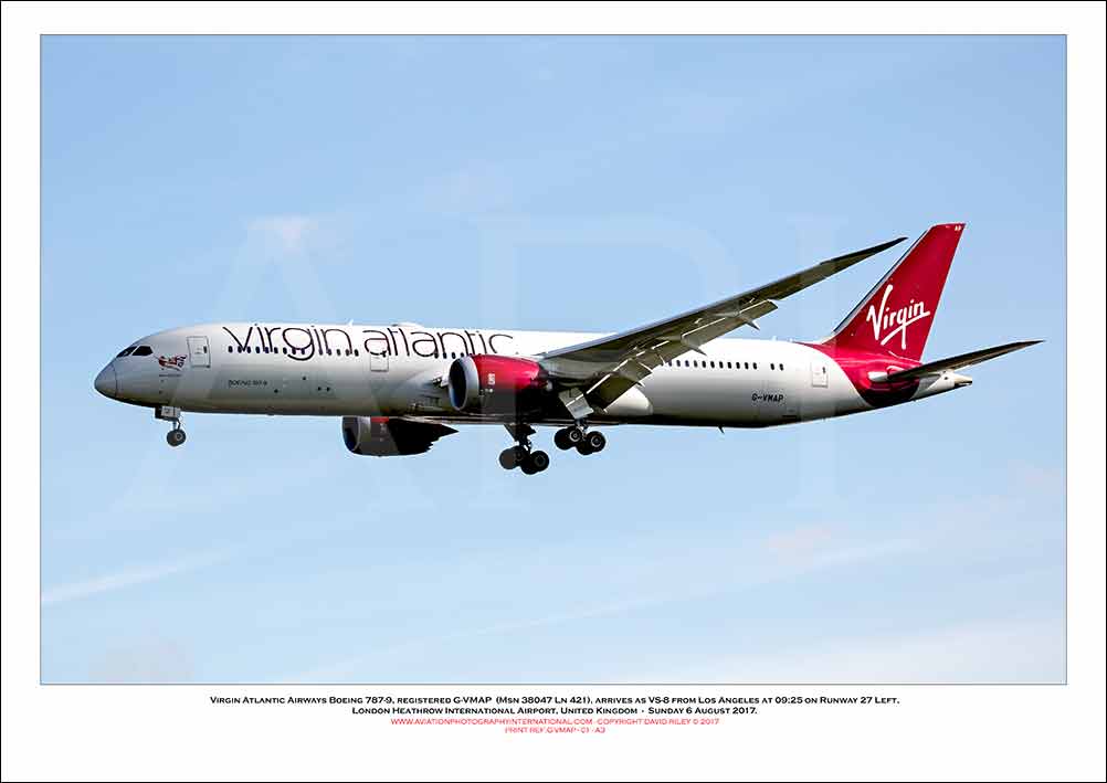 G-VMAP - Virgin Atlantic Airways Boeing 787-9 (Msn 38047 Ln 421) - 01