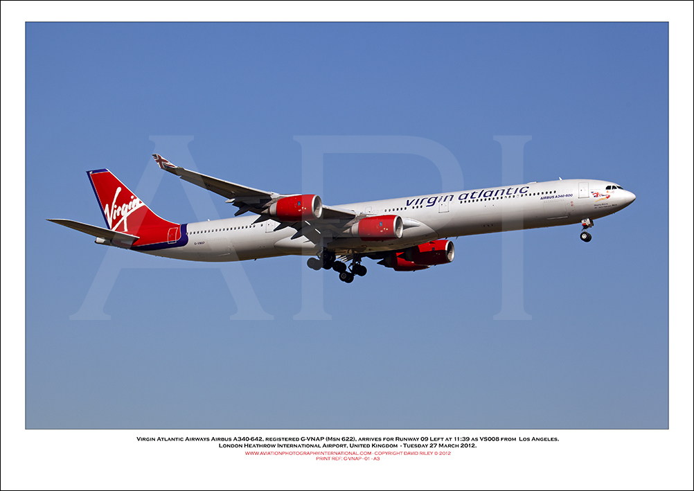 G-VNAP - Virgin Atlantic Airways Airbus A340-642, (Msn 622) - 01
