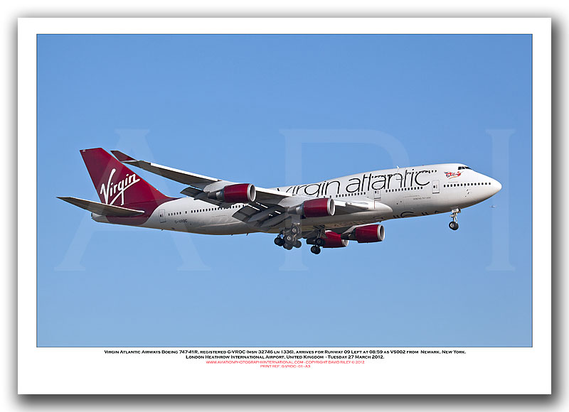 G-VROC - Virgin Atlantic Airways Boeing 747-41R  (Msn 32746 ln 1336) - 01