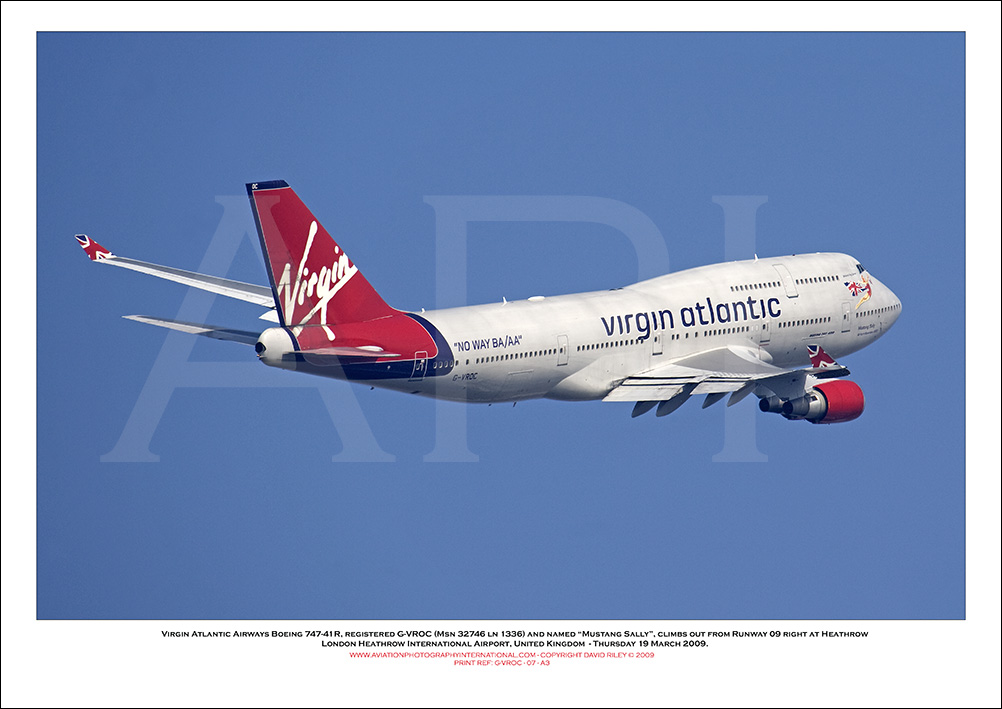 G-VROC - Virgin Atlantic Airways Boeing 747-41R  (Msn 32746 ln 1336) - 07