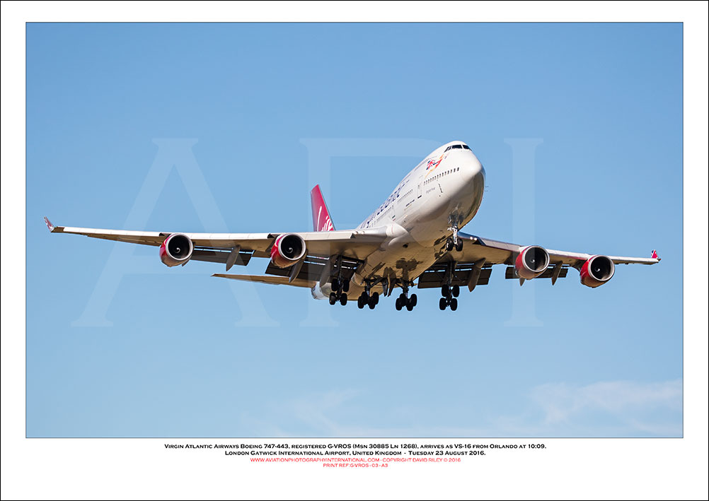 G-VROS - Virgin Atlantic Airways Boeing 747-443  (Msn 30885 ln 1268) - 03