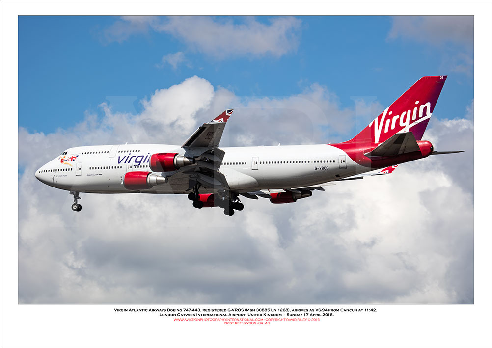 G-VROS - Virgin Atlantic Airways Boeing 747-443  (Msn 30885 ln 1268) - 04