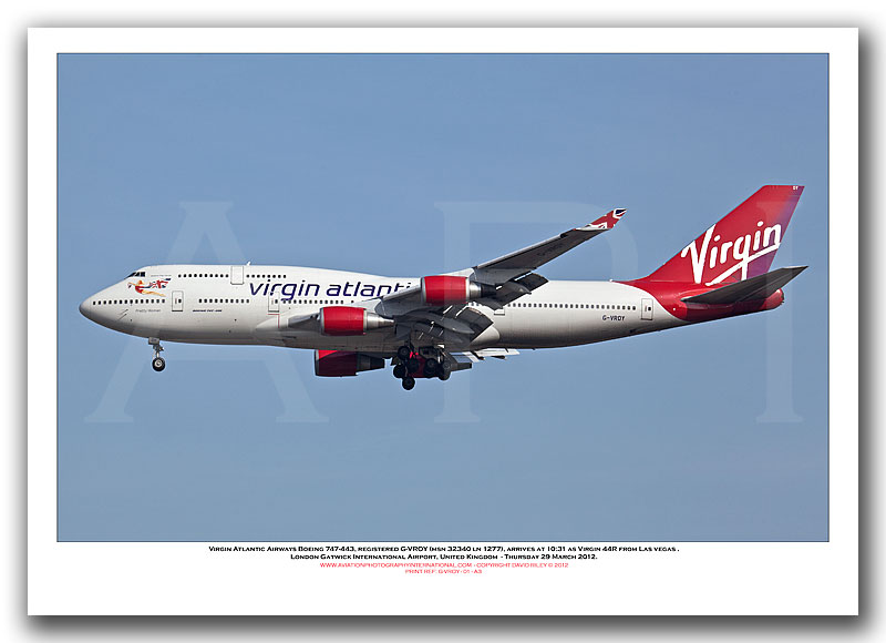 G-VROY - Virgin Atlantic Airways Boeing 747-443  (Msn 32340 ln 1277) - 01