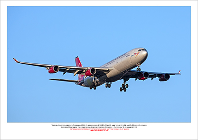 G-VSEA - Virgin Atlantic Airways Airbus A340-311 (Msn 3) - 01