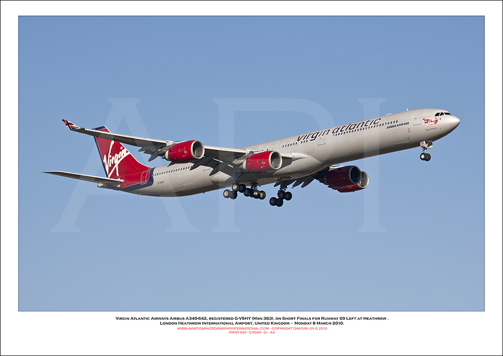 G-VSHY - Virgin Atlantic Airways Airbus A340-642, (Msn 383) - 01