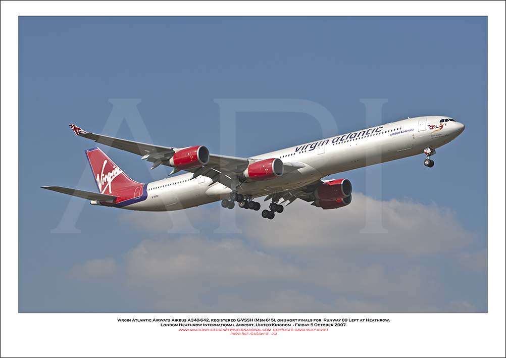 G-VSSH - Virgin Atlantic Airways Airbus A340-642, (Msn 615) - 01
