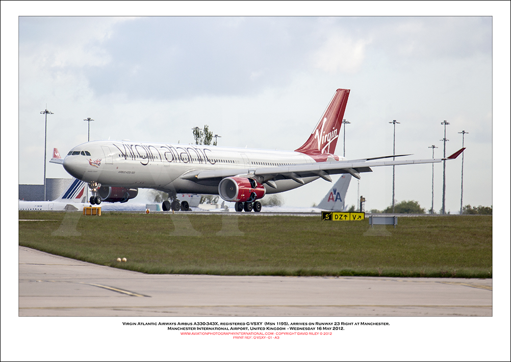 G-VSXY - Virgin Atlantic Airways Airbus A330-343X, (Msn 1195) - 01