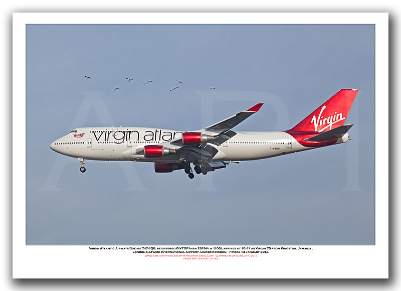 G-VTOP - Virgin Atlantic Airways Boeing 747-4Q8  (Msn 28194 ln 1100) - 01