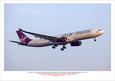 G-VUFO - Virgin Atlantic Airways Airbus A330-343X, (Msn 1352) - 01